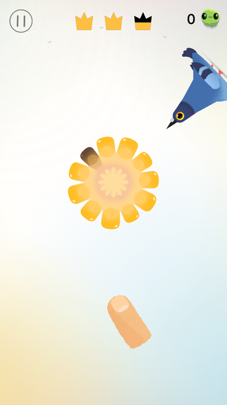 Pigeon Pop Gameplay - Tap to pick corn